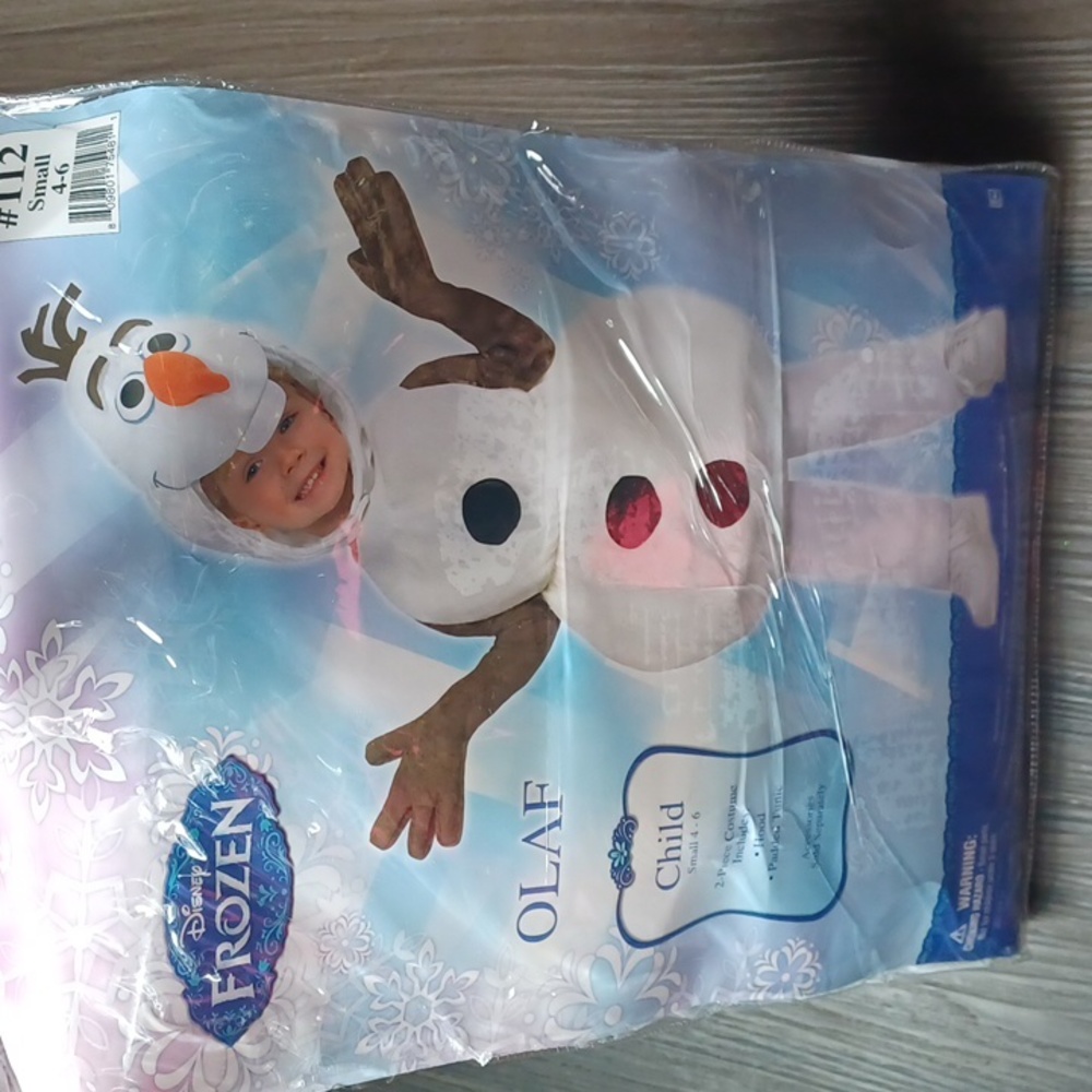 Disney Frozen Olaf Child Costume White, Brown, Orange